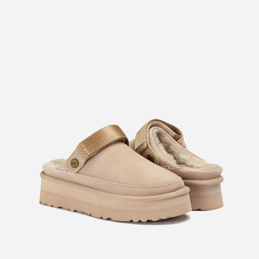 Ugg Oz Platform Shearling Clog