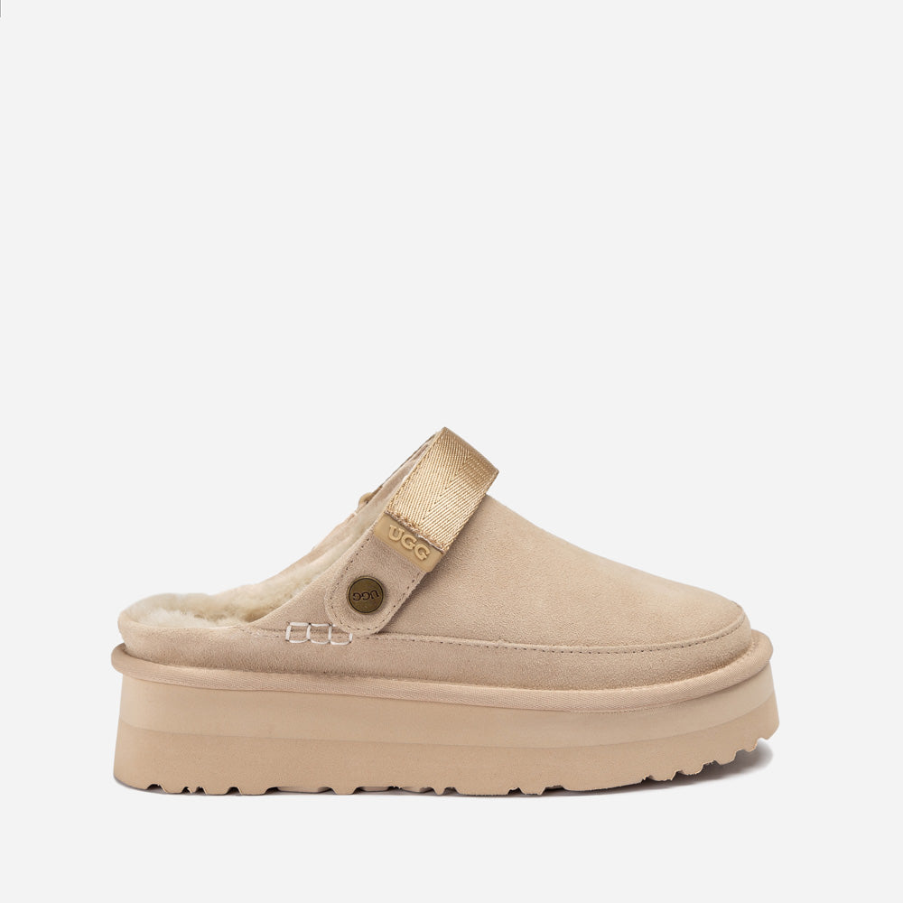 Ugg Oz Platform Shearling Clog