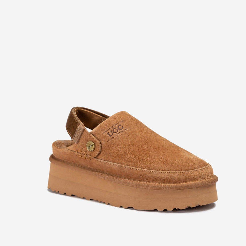 Ugg Oz Platform Shearling Clog