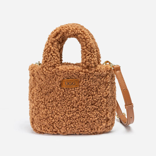 UGG GIANNA MINI TOTE BAG CAMEL