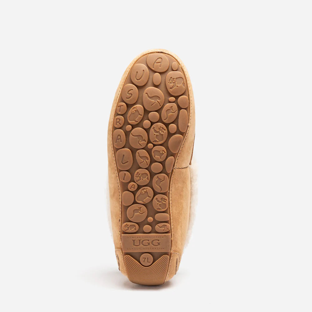 UGG VIOLET SHEARLING MOCCASIN