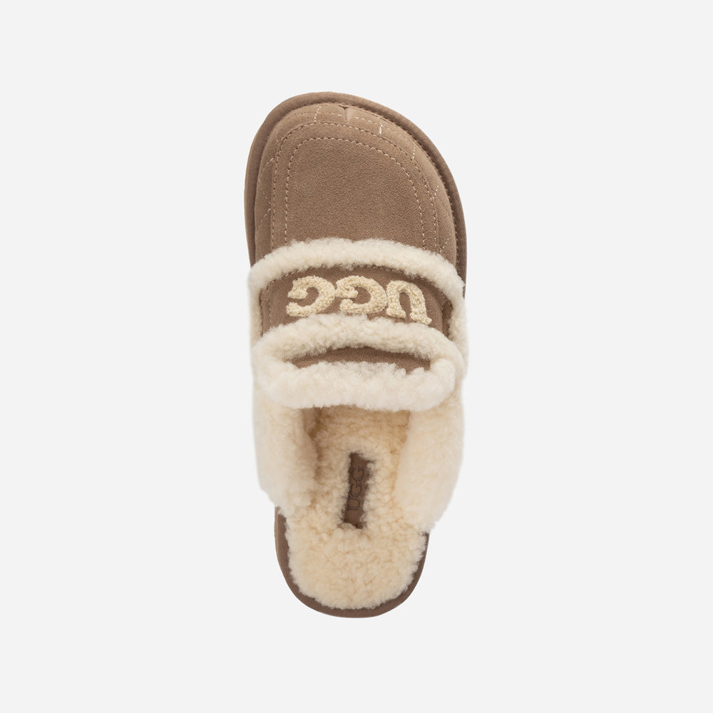 Ugg Violet Matelasse Shearling Platform Slipper