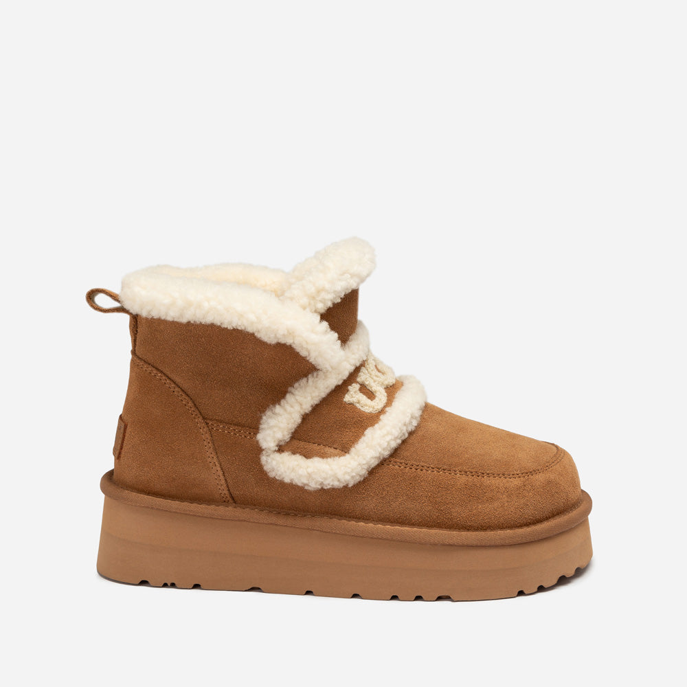 Ugg Violet Shearling Platform Boot