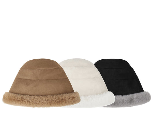 Fluffy Warm Bucket Hat