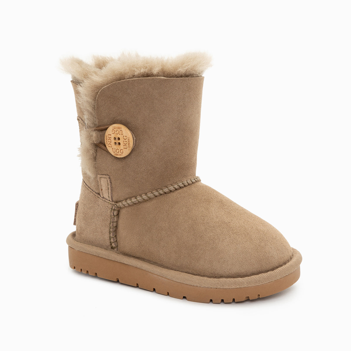 OZWEAR KIDS UGG BUTTON BOOTS (WATER RESISTANT)