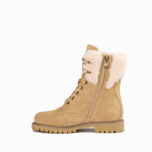 UGG LILIANA SHEARLING ZIP BOOTS