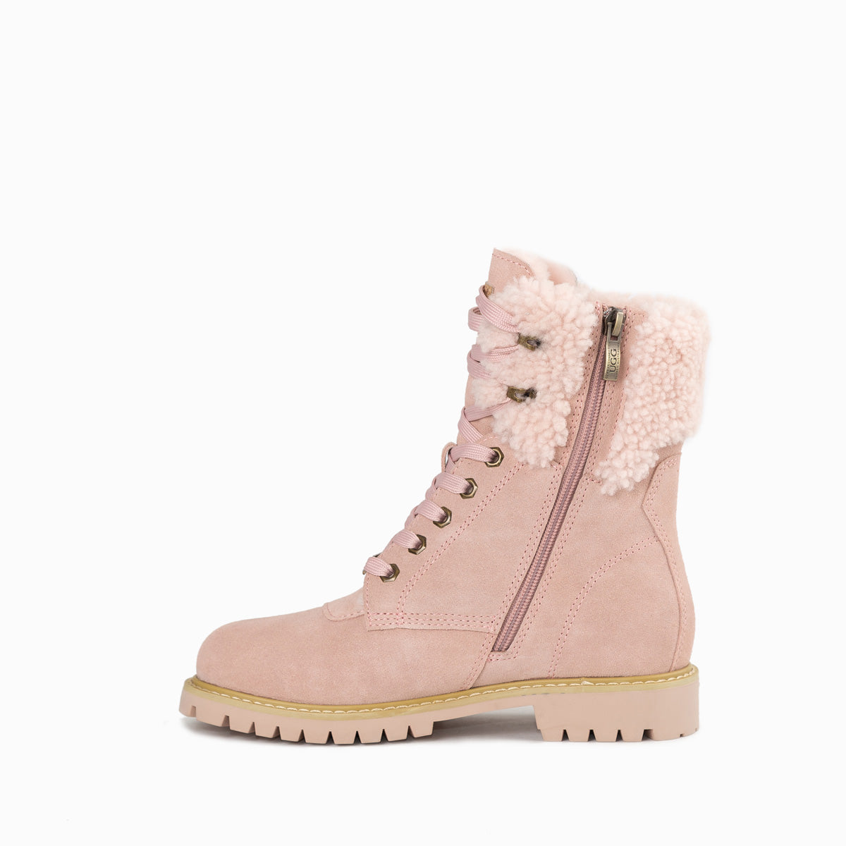 UGG LILIANA SHEARLING ZIP BOOTS