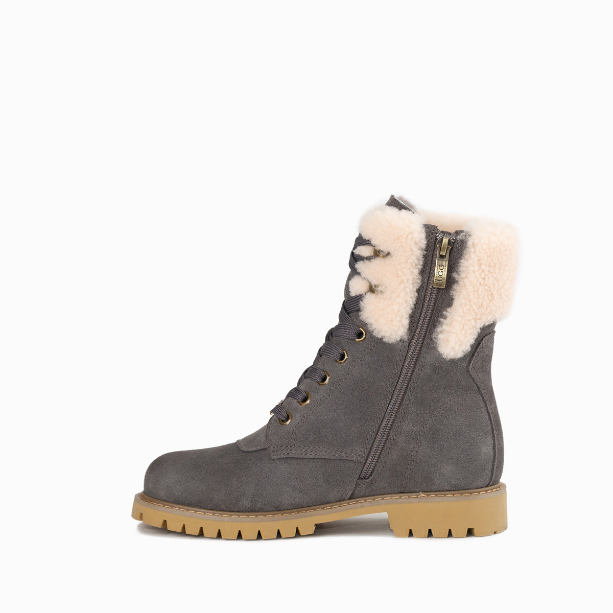 UGG LILIANA SHEARLING ZIP BOOTS