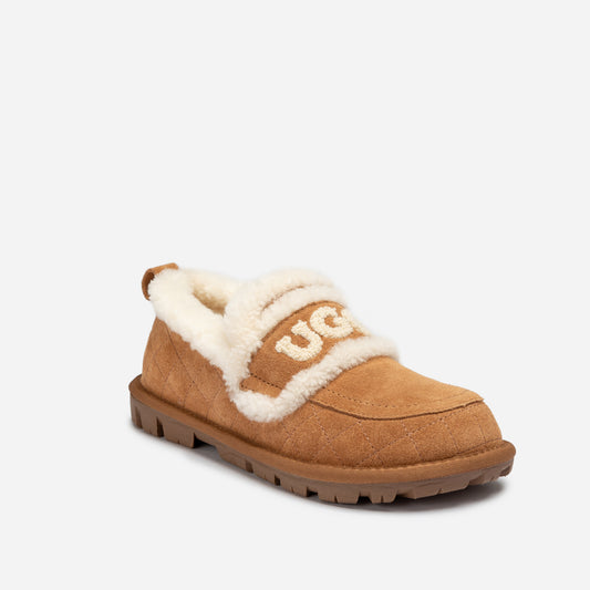 UGG VIOLET MATELASSÉ SHEARLING  LOAFER