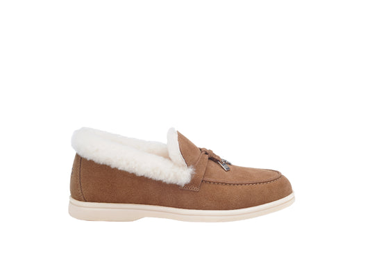 OZLANA Lori Shearling Loafer(Detachable Feature)