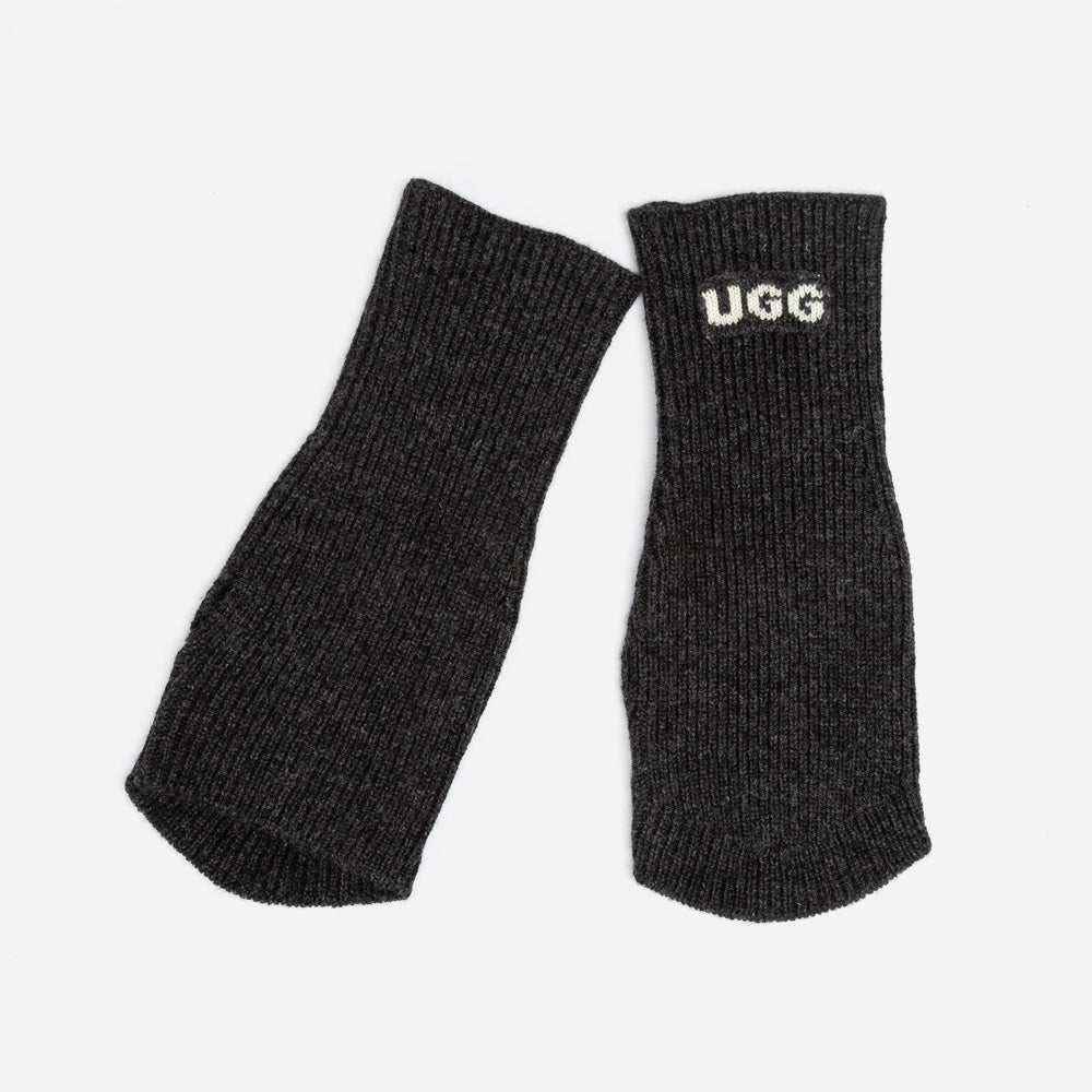 UGG LOGO CASHMERE /AUS WOOL FINGERLESS GLOVE