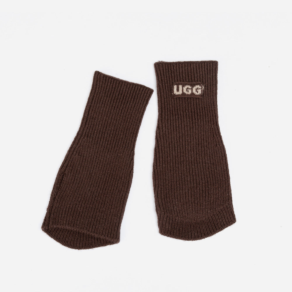 UGG LOGO CASHMERE /AUS WOOL FINGERLESS GLOVE