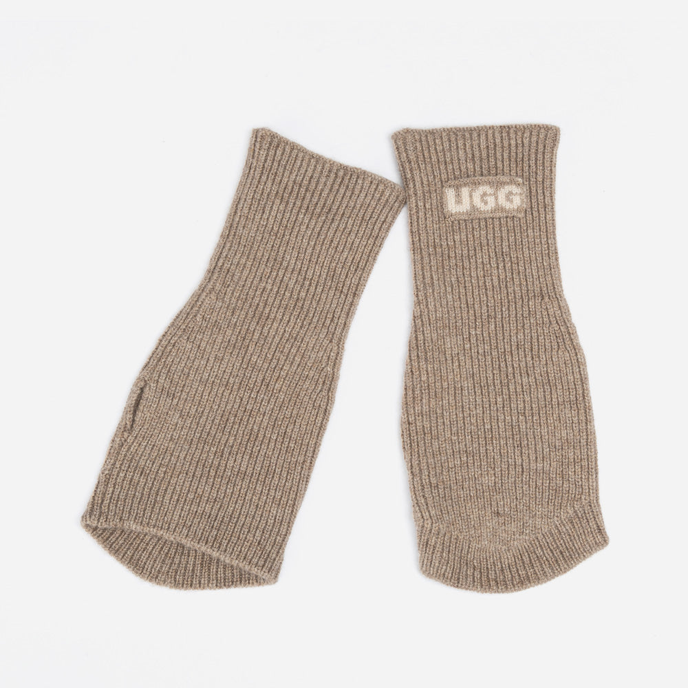 UGG LOGO CASHMERE /AUS WOOL FINGERLESS GLOVE