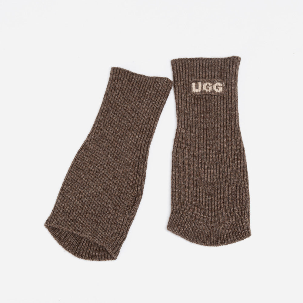 UGG LOGO CASHMERE /AUS WOOL FINGERLESS GLOVE