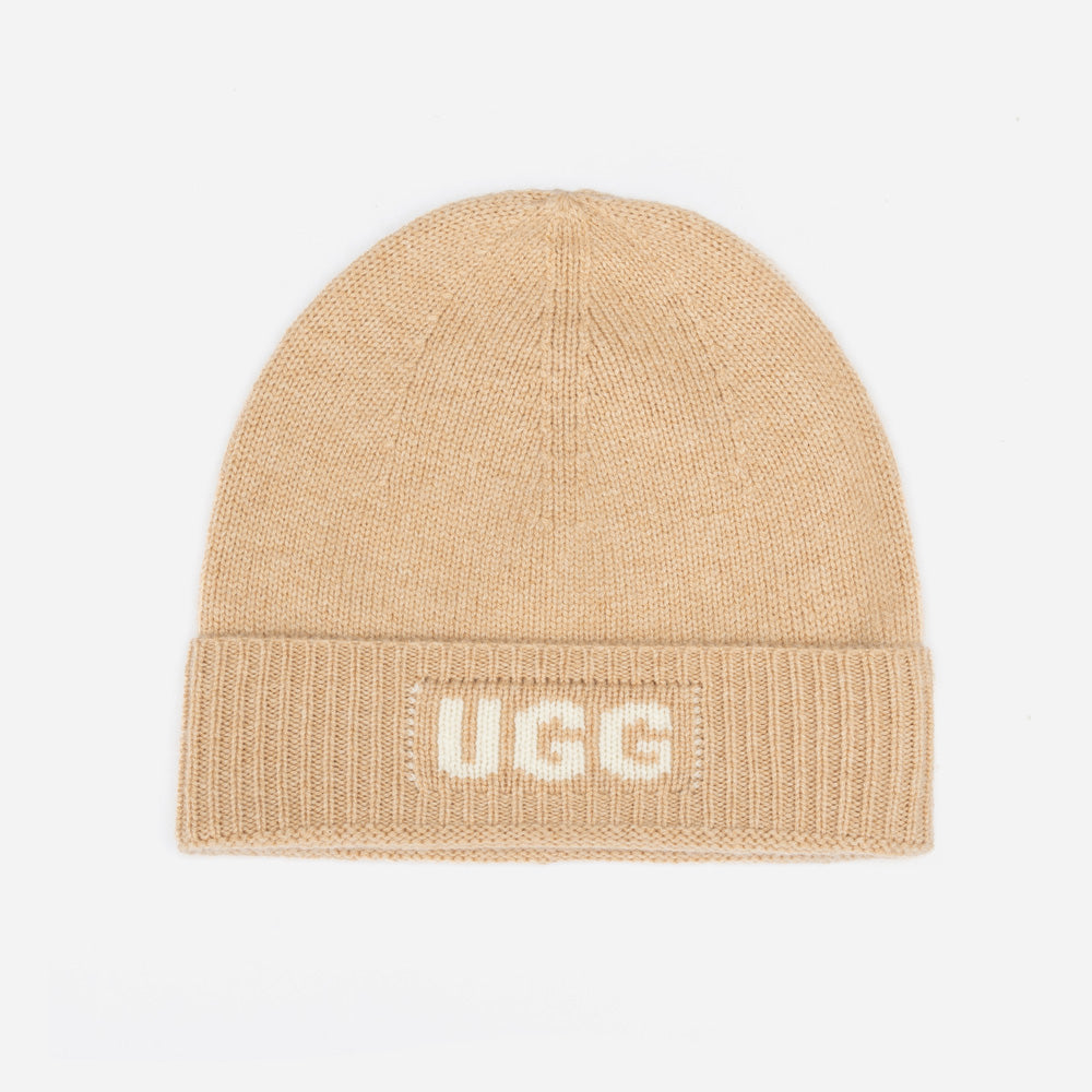 UGG LOGO CASHMERE /AUS WOOL BEANIE