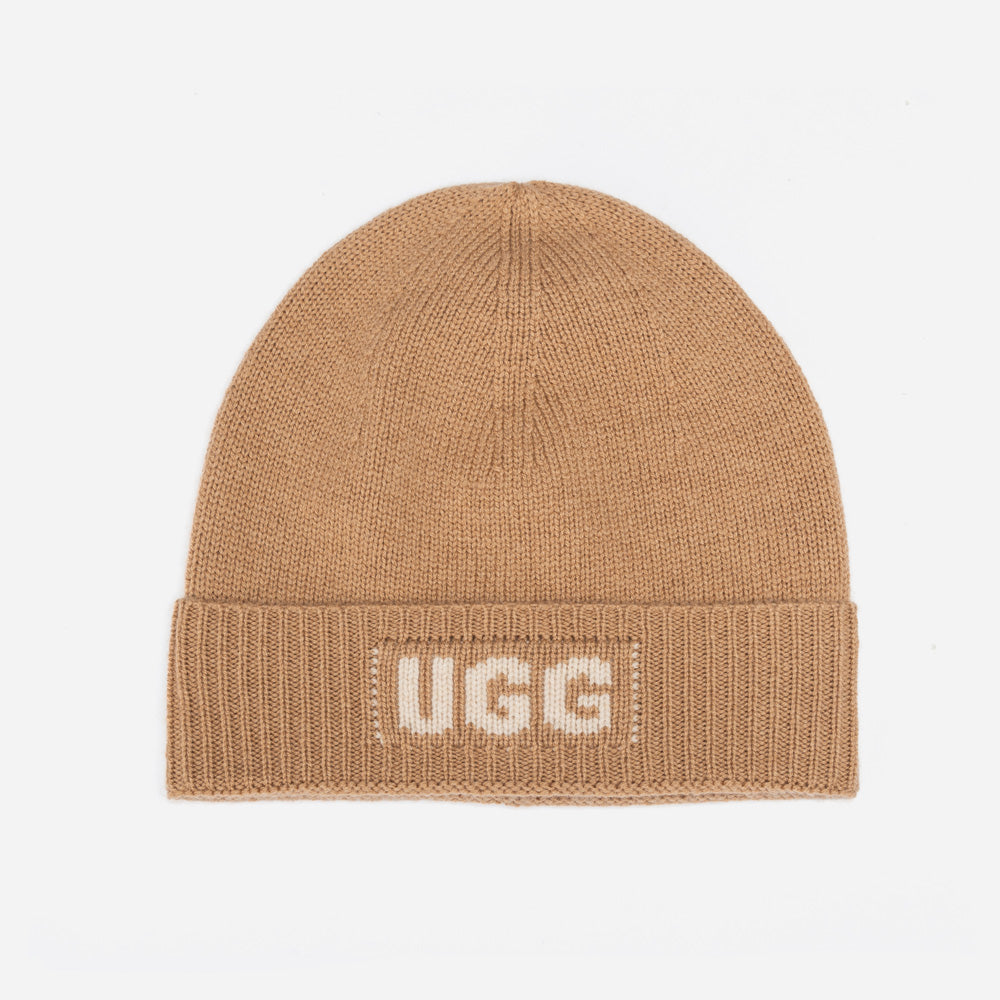 UGG LOGO CASHMERE /AUS WOOL BEANIE