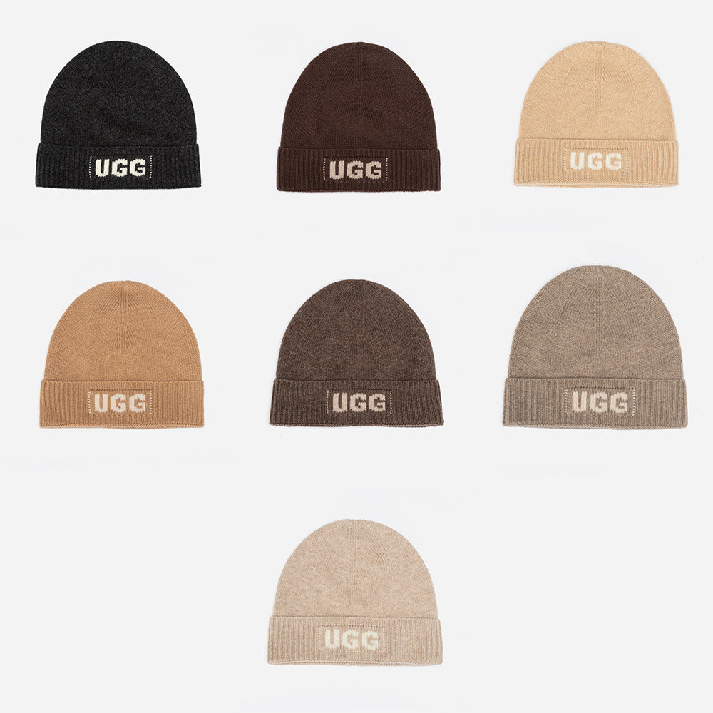 UGG LOGO CASHMERE /AUS WOOL BEANIE