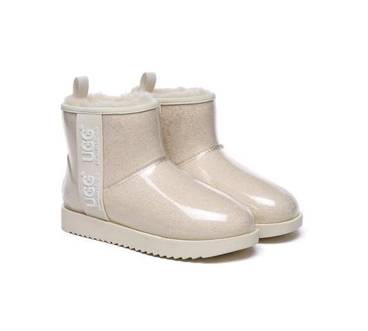 AUSTRALIAN SHEPHERD® UGG Boots Women Clear Waterproof Coated Classic CREAMMILK