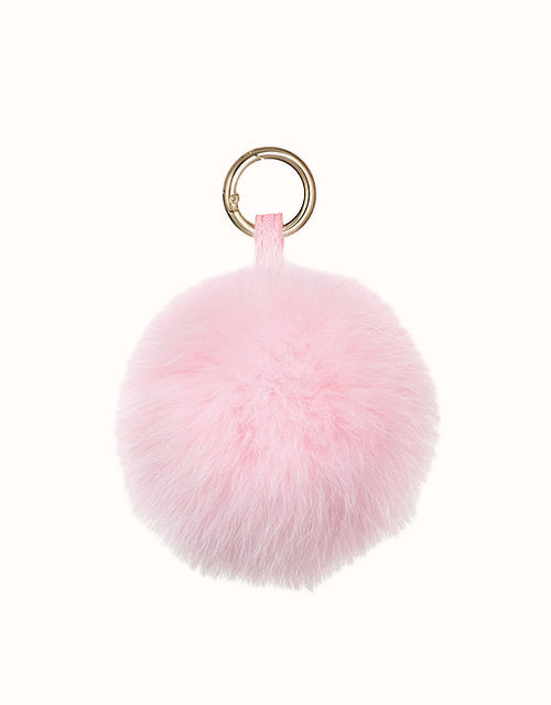 Pom Pom Fluffy Keyring