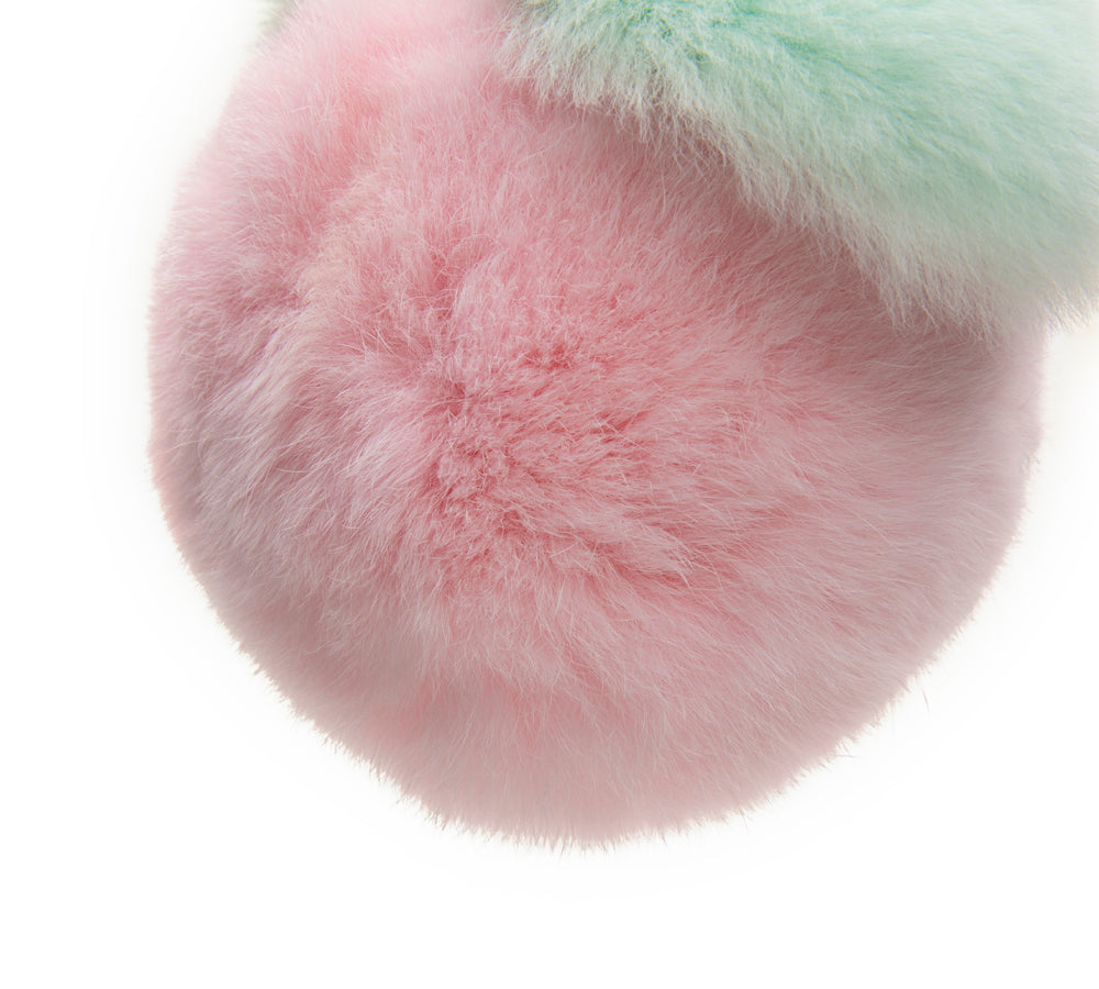 Plush Peach Keyring