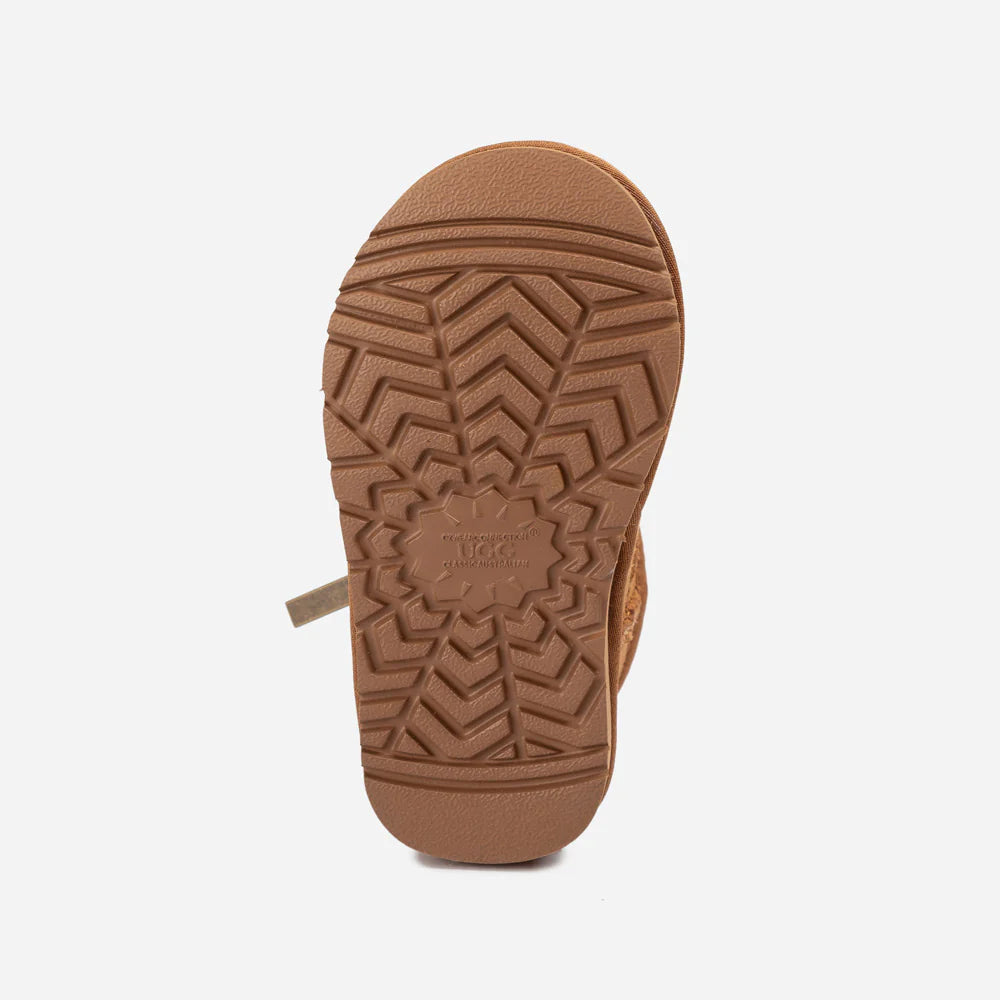 Ugg Kids Zipper BIG Logo Ultra Mini Boots