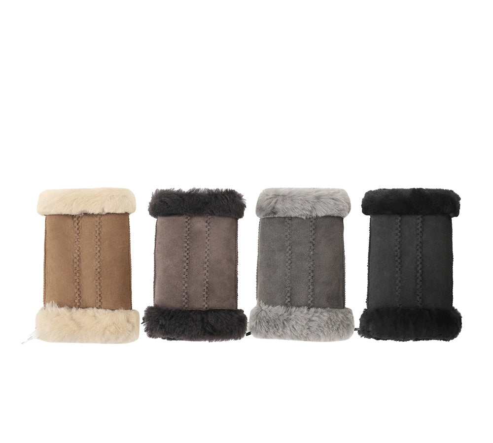 Fingerless Sheepskin Mittens