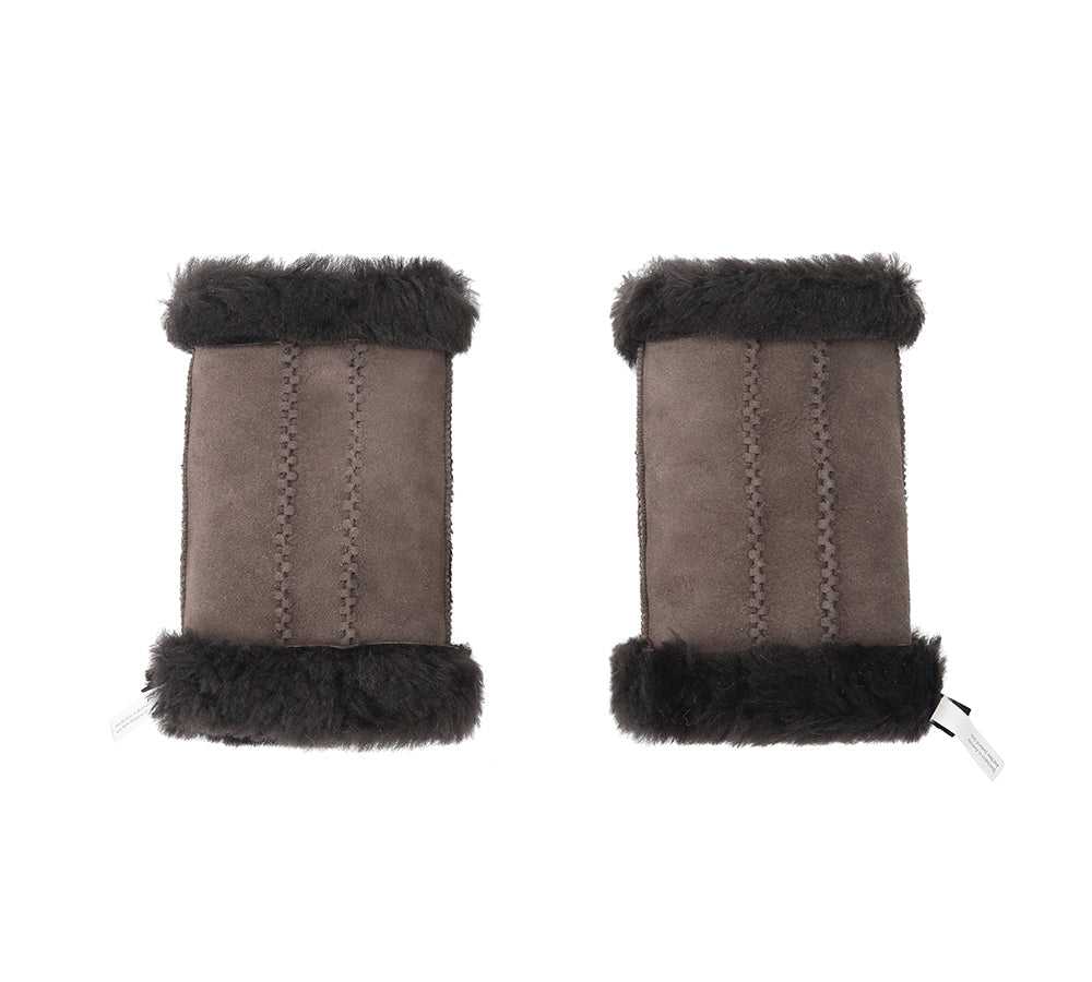 Fingerless Sheepskin Mittens