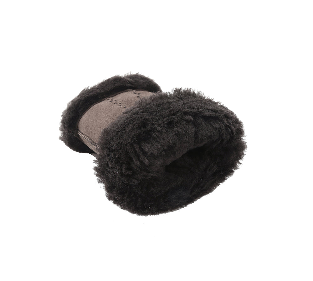 Fingerless Sheepskin Mittens
