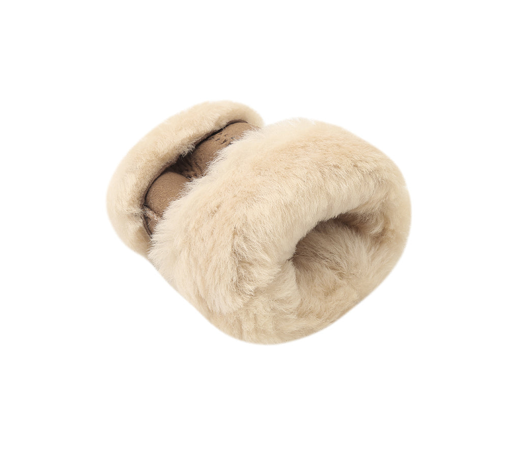 Fingerless Sheepskin Mittens