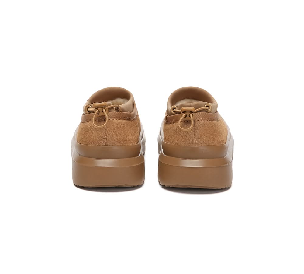 UGG Slippers Sheepskin Wool Drawstring Chunky HARLOW BOOT (MEN)
