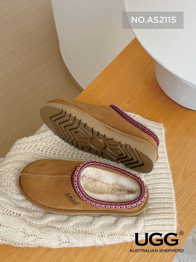 UGG TASMAN TAY CHESTNUT RED BOOTS