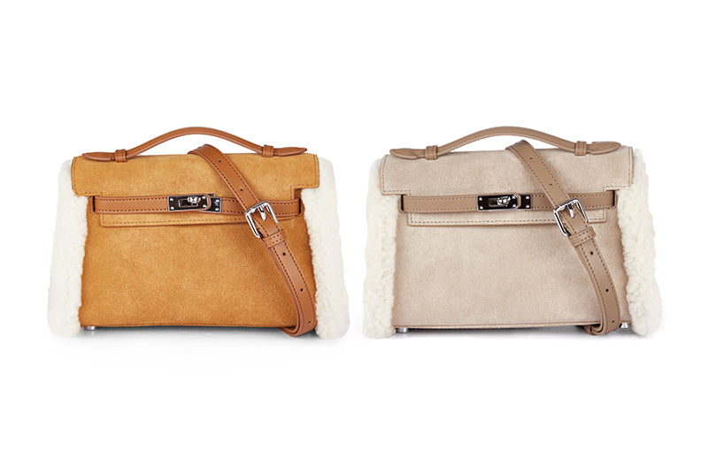 Kelvy Bag - SAND/CHESTNUT