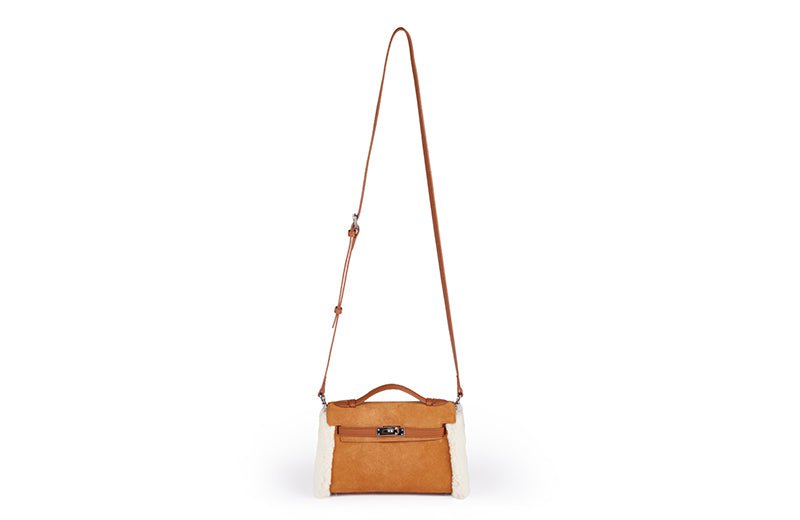 Kelvy Bag - SAND/CHESTNUT