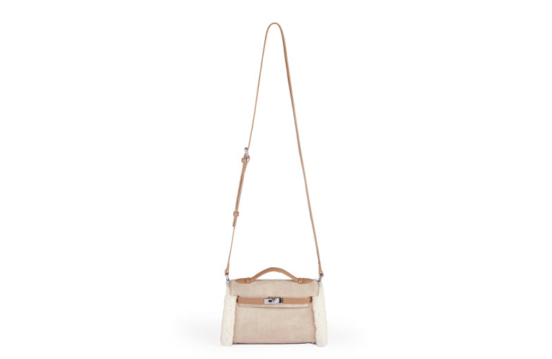 Kelvy Bag - SAND/CHESTNUT