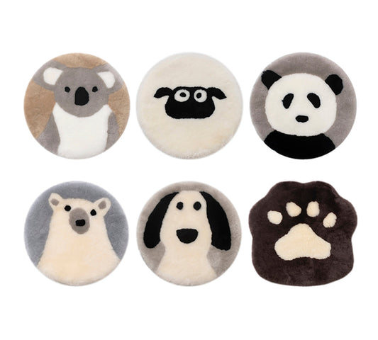 Round Wool Cushion 40cmx40cm