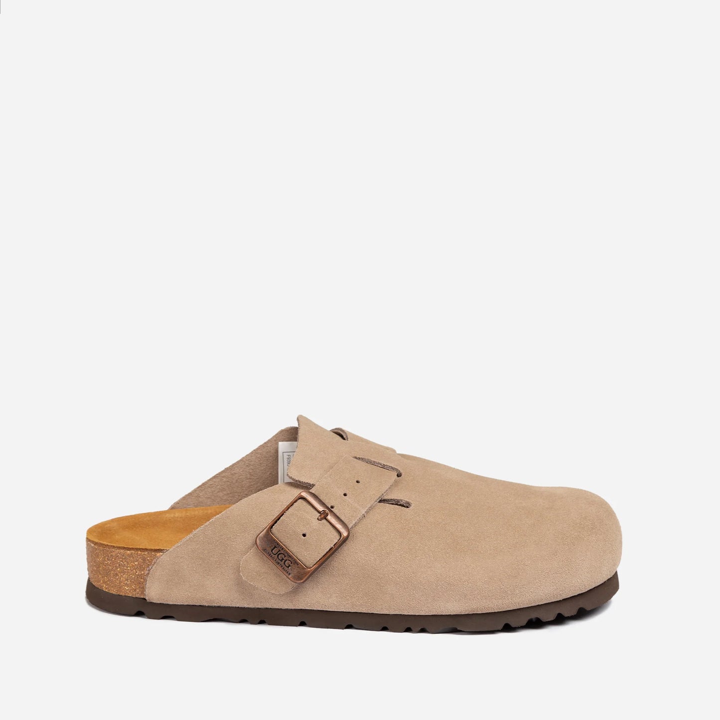 UGG BOSTON Aussie Soft Footbed Unisex Slipper TAUPE