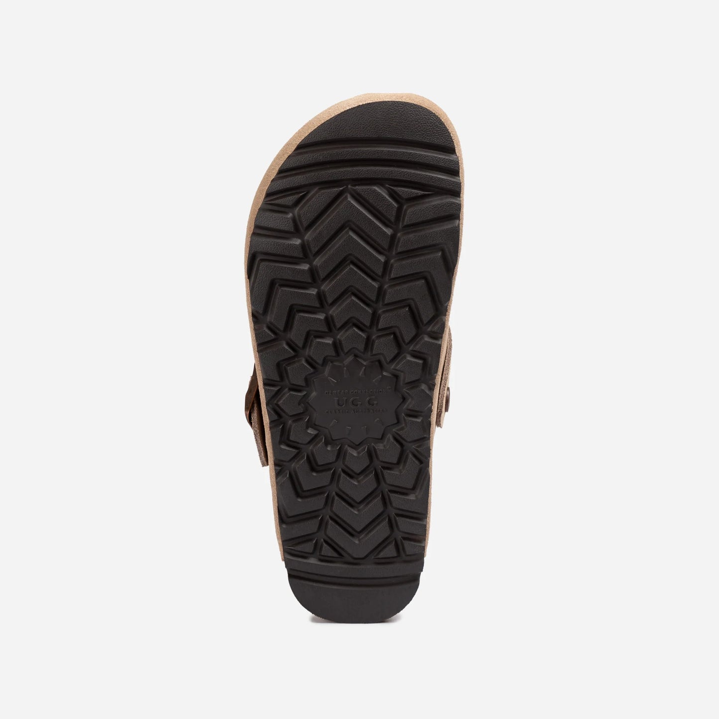 UGG BOSTON Aussie Soft Footbed Unisex Slipper TAUPE
