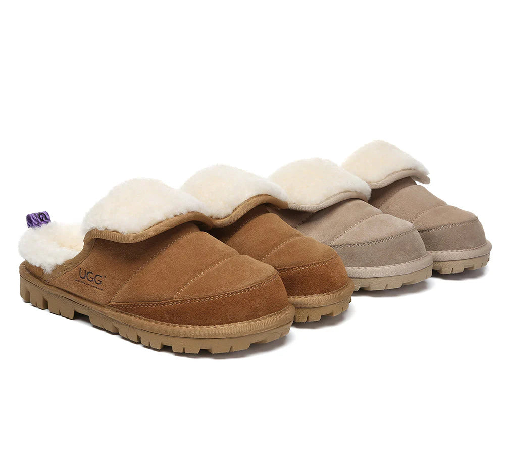 UGG Slippers Sheepskin Wool Theia 식빵어그슬리퍼