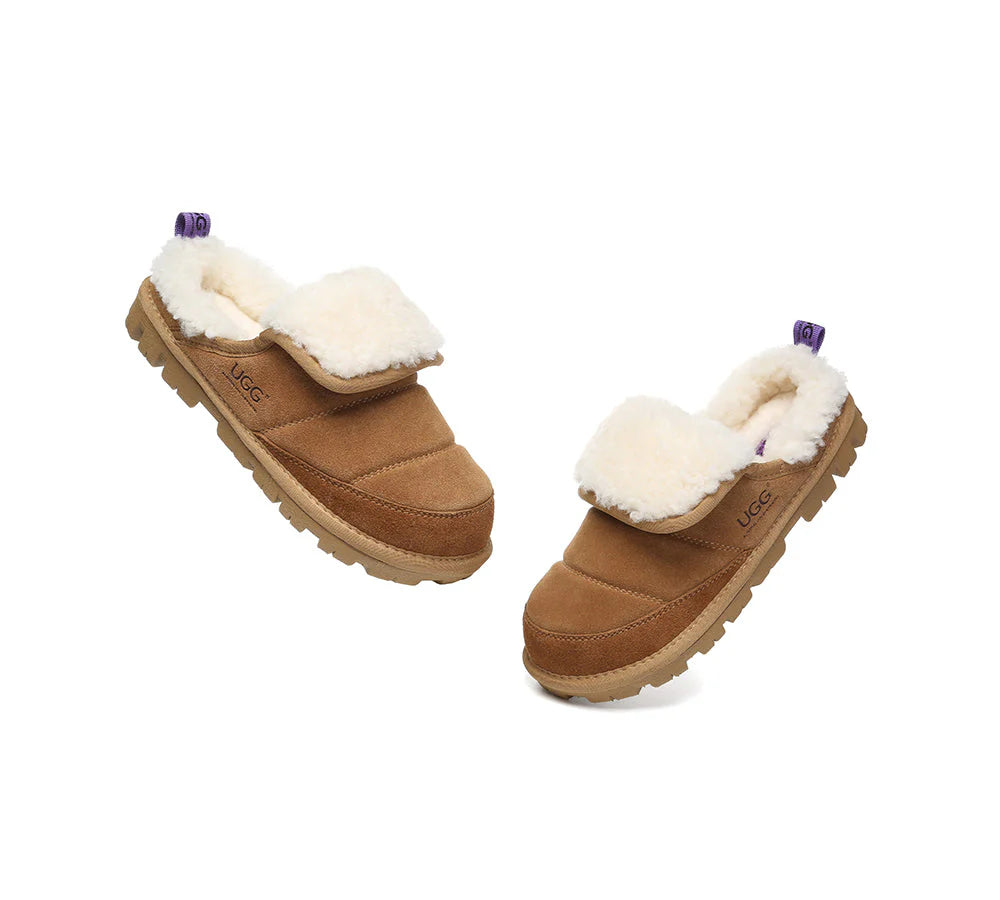 UGG Slippers Sheepskin Wool Theia 식빵어그슬리퍼