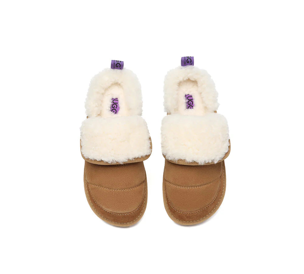 UGG Slippers Sheepskin Wool Theia 식빵어그슬리퍼