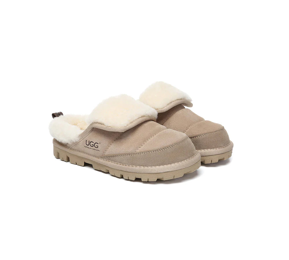 UGG Slippers Sheepskin Wool Theia 식빵어그슬리퍼