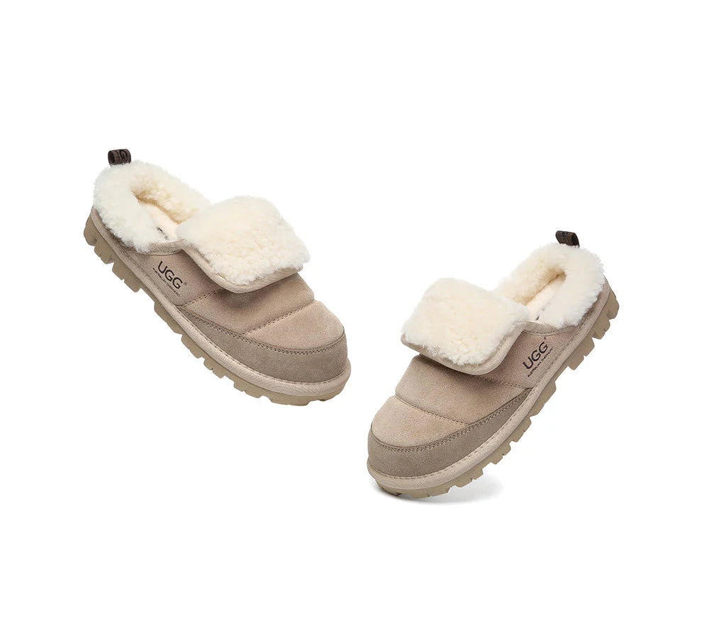 UGG Slippers Sheepskin Wool Theia 식빵어그슬리퍼