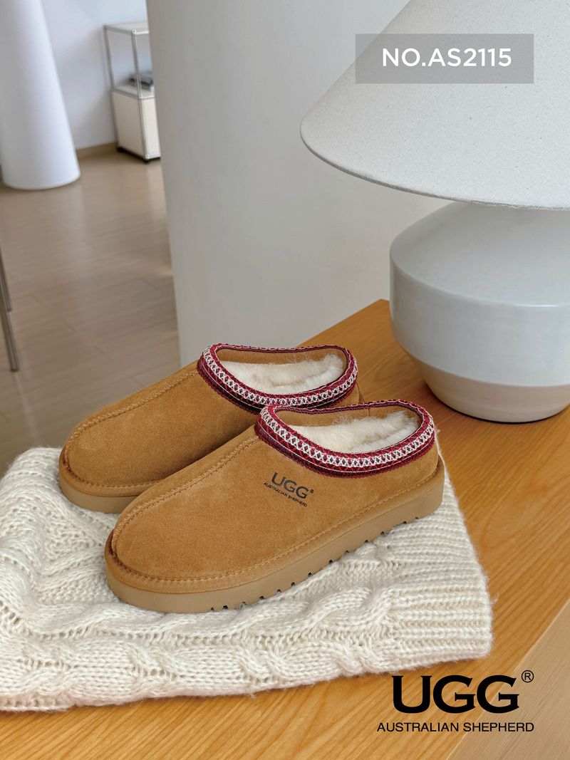 UGG TASMAN TAY CHESTNUT RED BOOTS