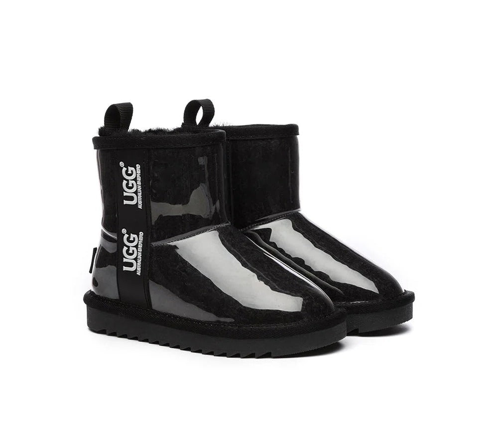 Kids Ugg Boots Clear Waterproof and Shearling Coated Classic