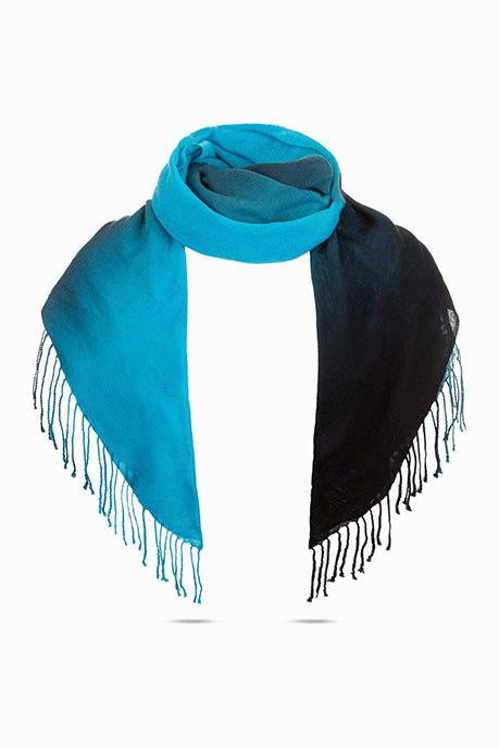 100% MERINO WOOL TIE DYE SCARF